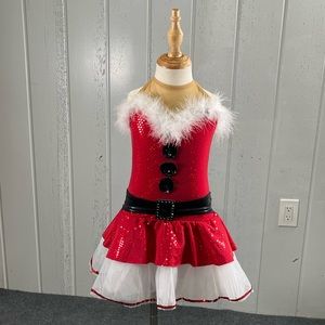 white christmas dresses SSYS The Everly Scallop Trim Puff Sleeve Shift Dress In Red Plaid main image 1